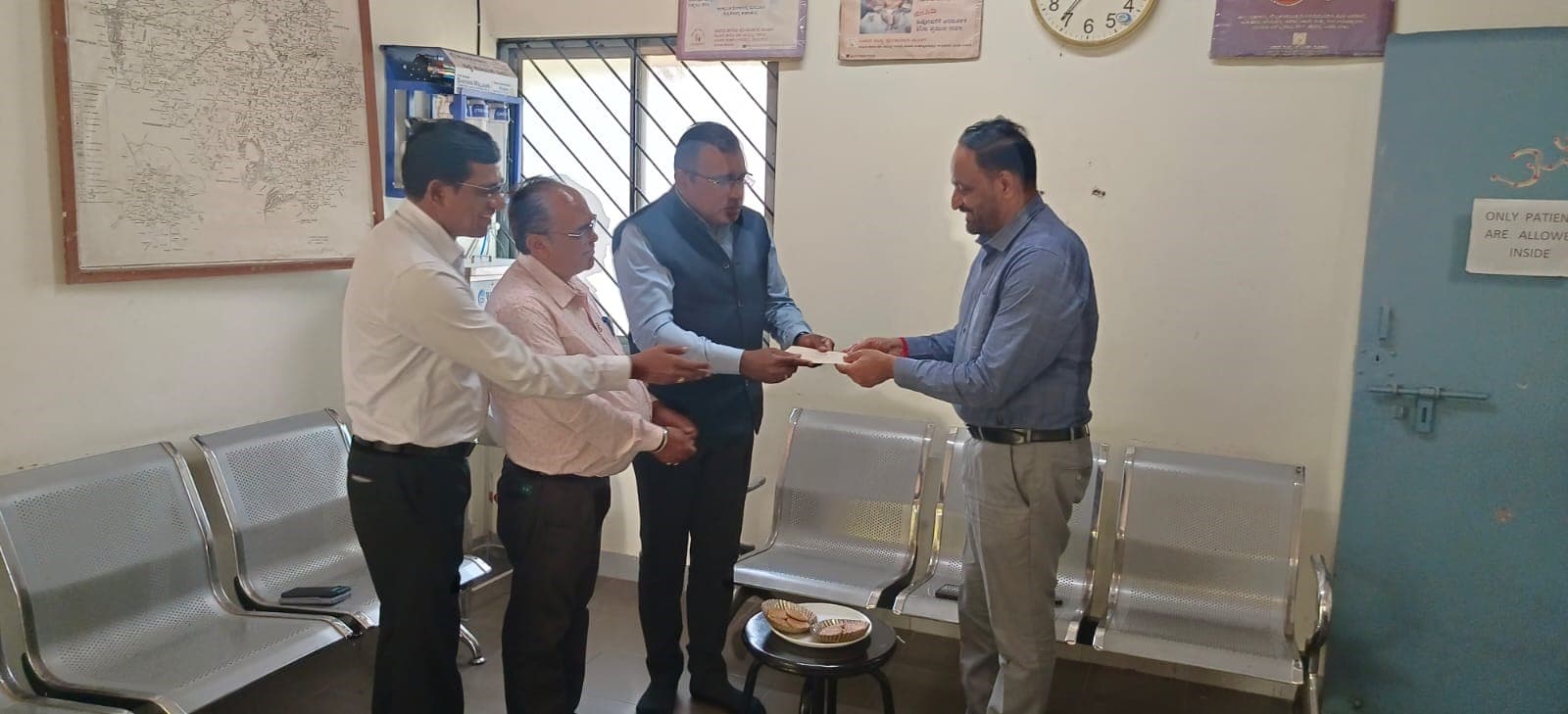 Donation of Rs.6 lakhs to CDSIMER