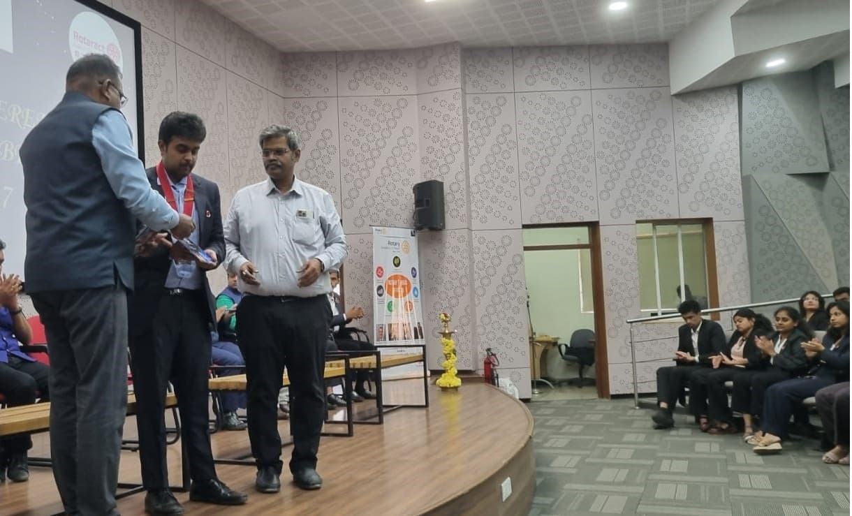 Contribution to RV dental college Rotract club